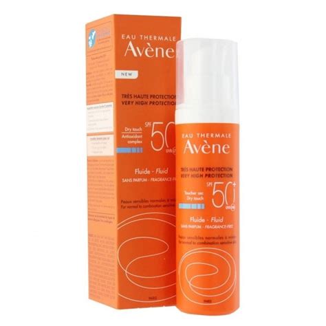 Avène Fluide solaire SPF 50 sans parfum 50 ml c est sur Purepara