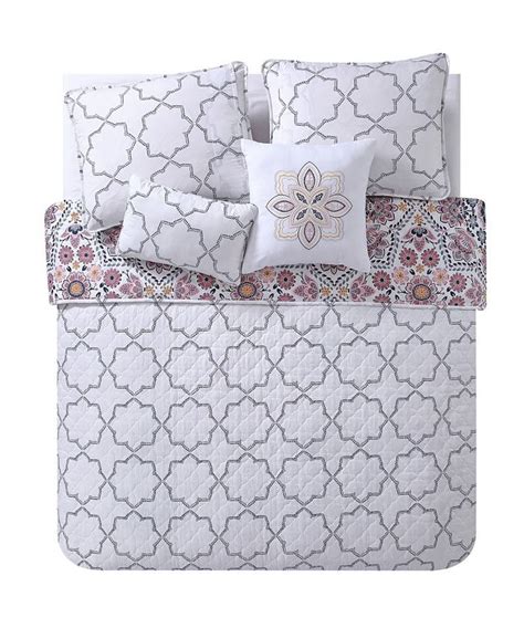 Vcny Home Anges 5 Pc King Quilt Set Macys