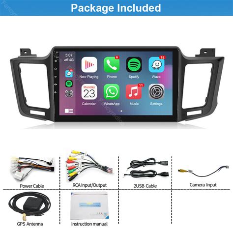 Android 13 4 64G Apple CarPlay Car Stereo Radio GPS Navi For Toyota