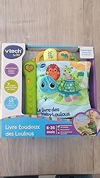 VTech Livre Toudoux des Loulous Bébé en Tissu 6 Mois 3 Ans