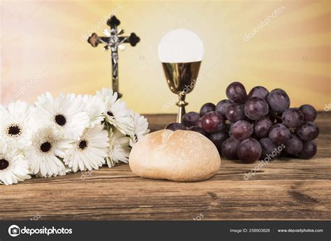 The Background Of The First Holy Communion Stock Photo By ©dianaduda