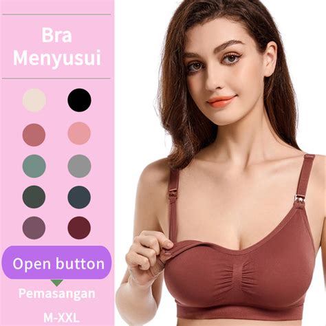 Jual Bra Hamil Tanpa Kawat Bra Menyusui Baju Kehamilan Mencegah Melorot