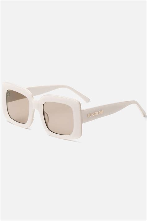 Lu Goldie Mia Sunglasses Vanilla Pretty Rad Store