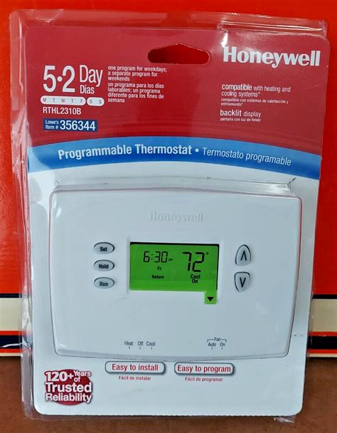 Honeywell Rth2310b 5 2 Day Programmable Thermostat For Sale Online Ebay