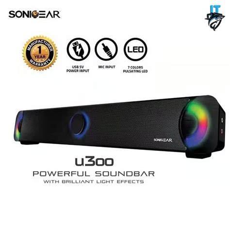 SonicGear Vinnfier U10 U150 U200 U300 Hyperbar 100 Powerful Audio