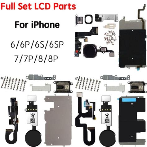 Full Set Screen Lcd Parts For Iphone P S Plus Front Camera Home