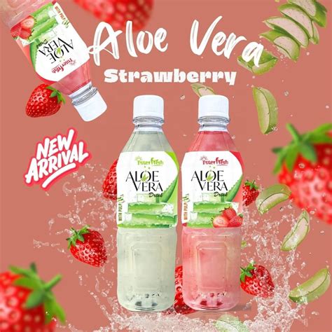 Aloe Vera With Pulp In Pet Bottle 500ml Natural Healthy Soft Drinks Oem