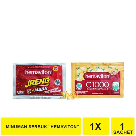 jual minuman serbuk hemaviton jreng hemaviton  sachet shopee