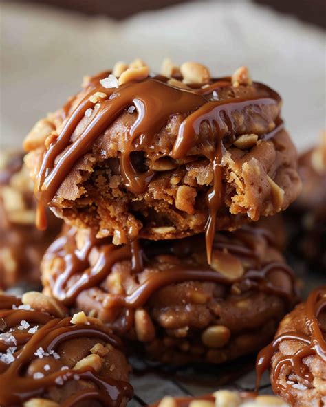 No Bake Salted Caramel Cookies Recipe - Recipes, Tasks & Tools