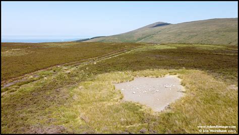 Aerial View Above Glen Auldyn Isle Of Man 22 6 23