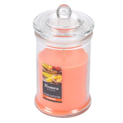 Bougie Parfumée Bocal Essentiel 15cm Mangue