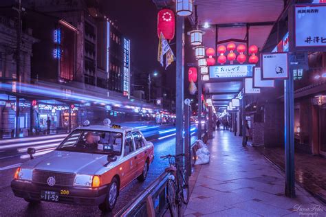 streets of Kyoto - rainy night by LunaFeles on DeviantArt