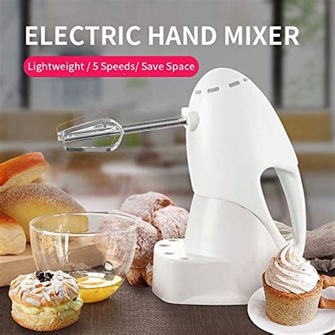 Electric Handheld Whisk 5 Speed For Cooking Kitchen Baking Whisk With ...