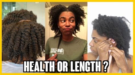 Why Your Natural Hair Is Not Growing Health Vs Length Youtube