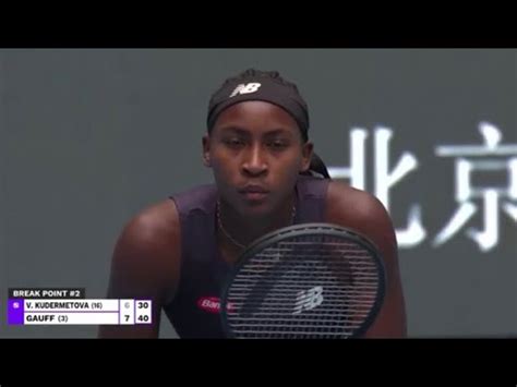 Coco Gauff Wins Intense Tiebreak Vs Veronika Kudermetova WTA