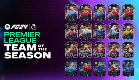 Liverpool And Arsenal Beat Man City For Most Players In Ea Fc 24 Premier League Team Of The