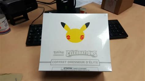 POKÉMON COFFRET DRESSEUR d élite ETB CELEBRATIONS 25 ans FR Neuf Sous