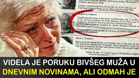 Videla Je Poruku Biv Eg Mu A U Dnevnim Novinama Ali Odmah Je Briznula