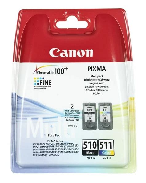 Canon Zestaw tuszy Canon 2970B010 oryginał PG510 CL511 PG 510 CL 511