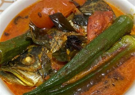 5 Langkah Resepi Kari Kepala Ikan Siakap Yang Sederhana