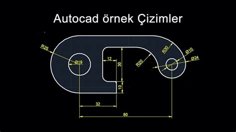 Autocad Rnek Izim Al Mas Youtube