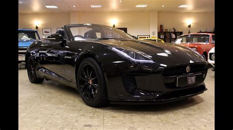 2018 Facelift Jaguar F Type Convertible 3 0 Litre V6 340ps Supercharged Black On Black Youtube