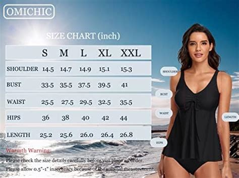 Omichic Tankini Bathing Suits For Women Two Piece Modest