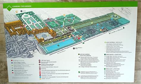 Mappa Dei Giardini Della Reggia Di Venaria Reale Flickr