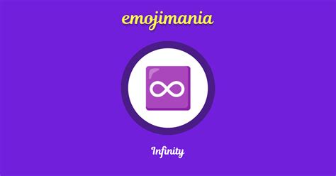 ♾️ Infinity emoji Copy & Paste - Emojimania