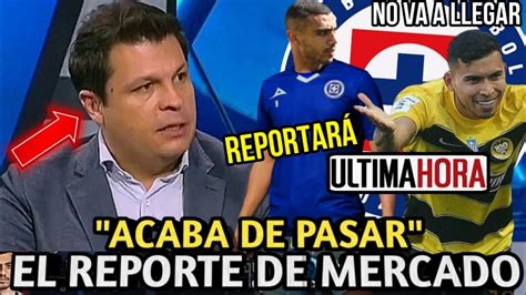 LO ACABAN DE REPORTAR ORBELIN PINEDA NO LLEGA A CRUZ AZUL Y MONTAÑO