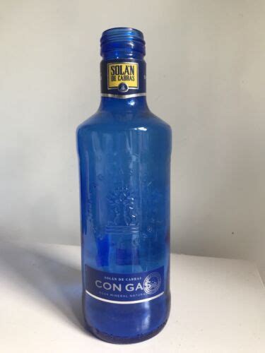 Cobalt Blue Solan De Cabras Empty Glass Mineral Water Bottle Large EBay