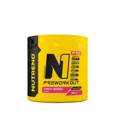 N1 Pro Pre Workout 300g Booster Dentraînement Nutrend
