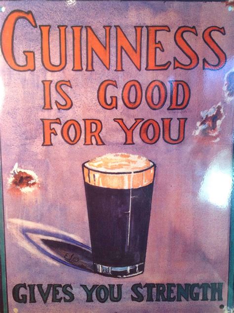 Vintage Barware Metal Guinness Beer Wall Sign Magnetic Wall | Etsy ...