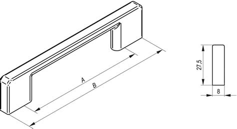 Uchwyt Meblowy EASY L 320 CZARNY MAT KOBAX