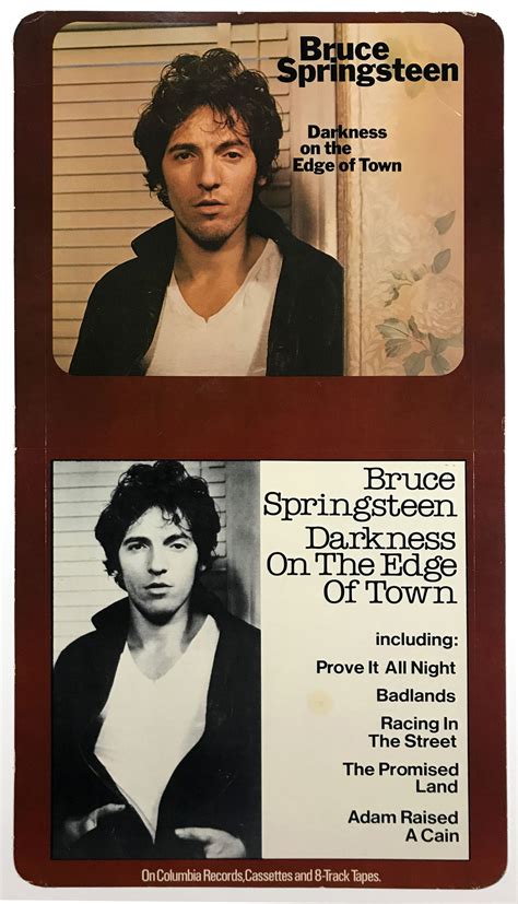 Lot Detail 1978 Columbia Records Poster For Bruce Springsteen S 1978