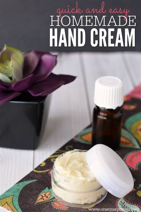 Homemade Hand Cream Quick And Easy Diy Hand Cream