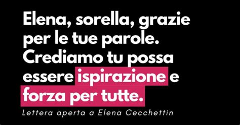 La Lettera Aperta Della Rete Dire A Elena Sorella Di Giulia Cecchettin