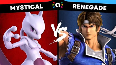 Mystical Mewtwo Vs Renegade Richter Super Smash Bros Ultimate