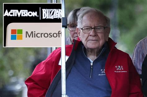 Warren Buffett Cut Activision Stake Before Us Judge Approved Microsoft