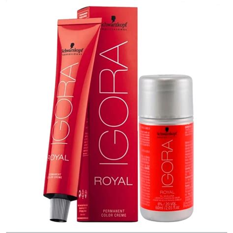 Tinta Permanente Absolutes Schwarzkopf Igora Royal 60ml Ox Loção