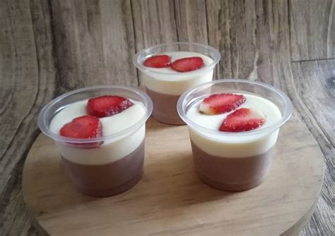 Resep Pudding Milo Vla Keju Oleh Devalesha Kitchen Cookpad