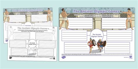 The Ancient Olympic Games Mind Map Lehrer Gemacht Twinkl