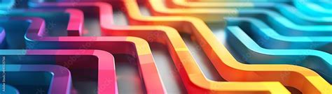 personalized learning paths  chart  vibrant colors showing