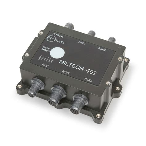 Miltech 402 Miniature Rugged Poe Ethernet Switch