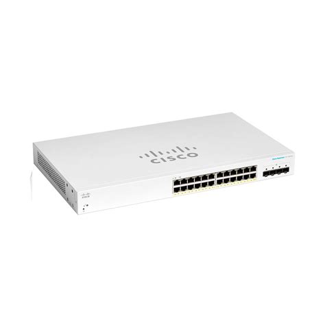 Switch Cisco Business CBS220 24P 4G 24 Puertos PoE 4 SFP