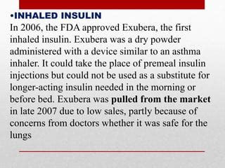 Insulin Management | PPT | Free Download