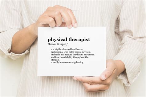 Card For Physical Therapist Definition Pt Thank You Pdf Etsy