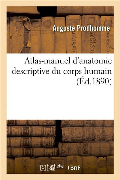 Atlas Manuel D Anatomie Descriptive Du Corps Humain Broch Auguste