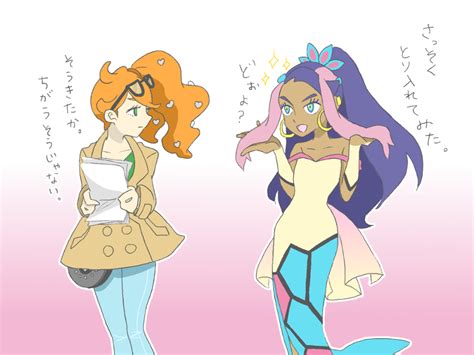 Pocket Monsters Nessa Sonia 薄明の翼 4話 ルリナ Pixiv ポケモン キャラクター ポケモン 薄明