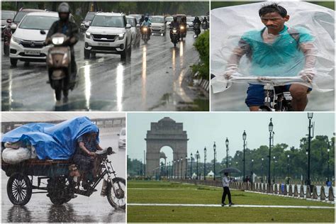 Delhi Rains Parts Of Ncr Receive Rainfall Brings Respite From The